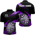 Purple Black Custom Dart, Personalized 3D Darts Board Dart and
