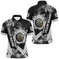 Personalized Dartboard Fire Flame Smoke Custom Dart, Darts Team | Grey