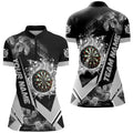 Personalized Dartboard Fire Flame Smoke Custom Dart, Darts Team | Grey