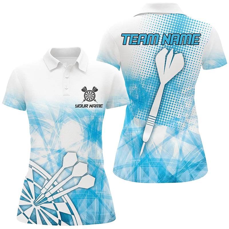 Personalized Blue Abstract Darts and Quarter-Zip, Best Darts Team