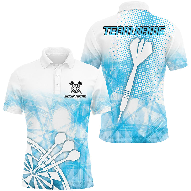 Personalized Blue Abstract Darts and Quarter-Zip, Best Darts Team