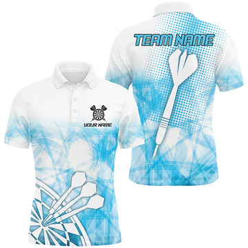 Personalized Blue Abstract Darts and Quarter-Zip, Best Darts Team