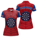 Blue And Red Dart Spider Web Custom Dart, Unique Dart Team Funny Dart