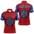 Blue And Red Dart Spider Web Custom Dart, Unique Dart Team Funny Dart