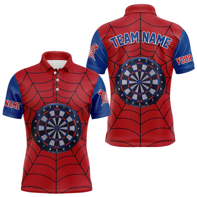 Blue And Red Dart Spider Web Custom Dart, Unique Dart Team Funny Dart