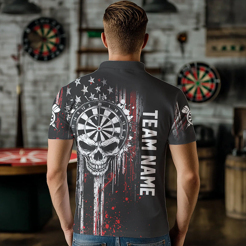 Retro American Flag Grunge Skull Darts and Custom Dart Darts