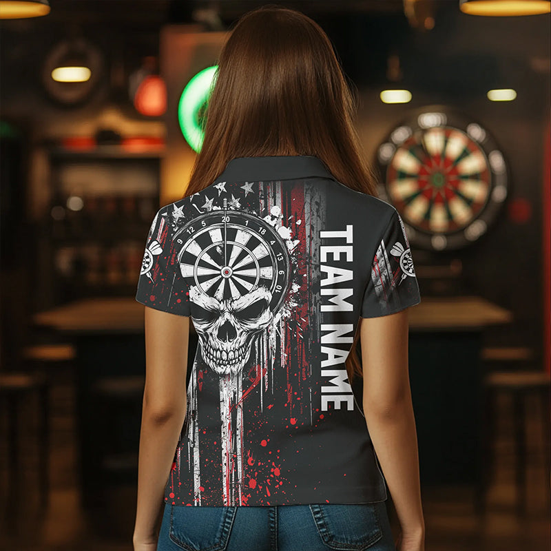 Retro American Flag Grunge Skull Darts and Custom Dart Darts