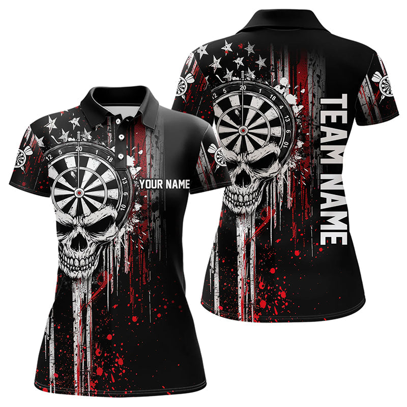 Retro American Flag Grunge Skull Darts and Custom Dart Darts