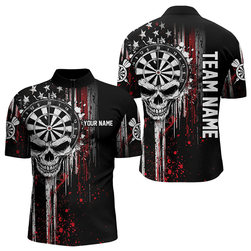 Retro American Flag Grunge Skull Darts and Custom Dart Darts