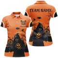 Halloween Spook Night Death Skeleton Custom Darts, Orange Scary Dart