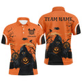 Halloween Spook Night Death Skeleton Custom Darts, Orange Scary Dart