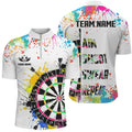 Funny Dartboards Colorful Paint Aim Shoot Swear Repeat Darts Custom Darts Team