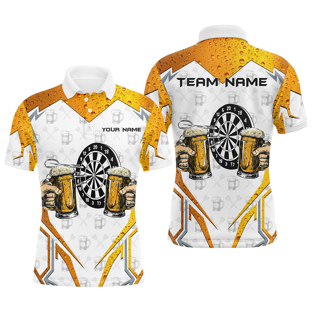 Funny Dartboard And Beer Custom Darts, Best Drinking Darts Team |White