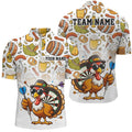 Funny Turkey Chicken Custom Men Dart, Thanksgiving Dart Team Uniform Dart