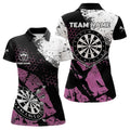 Pink Black Grunge Darts, Custom Dart Darts