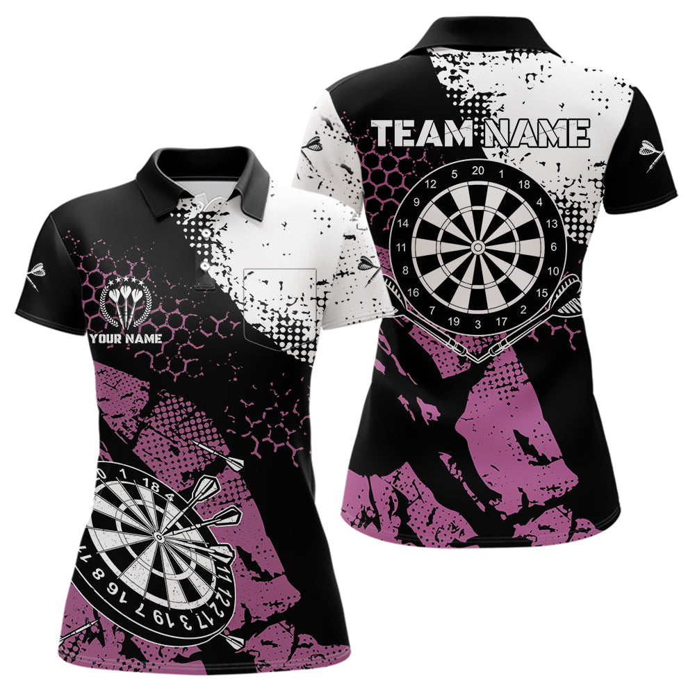 Pink Black Grunge Darts, Custom Dart Darts
