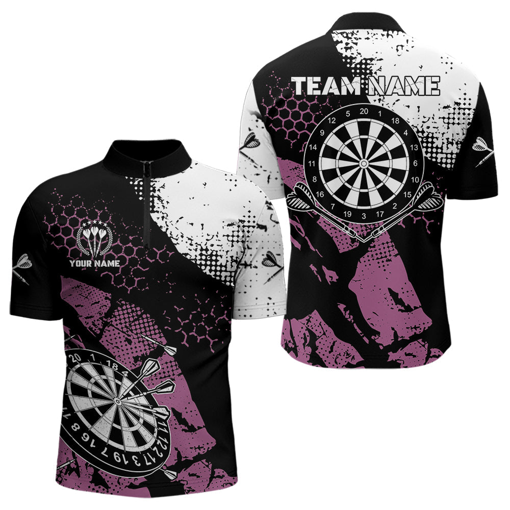 Pink Black Grunge Darts, Custom Dart Darts