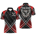 Darts Eagle Arrow Pattern Custom and Quarter-Zip, Darts Team Apparel |Red