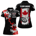 Custom Grunge Canada Flag Smoke Dart, Patriotic Darts