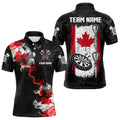 Custom Grunge Canada Flag Smoke Dart, Patriotic Darts