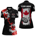 Custom Grunge Canada Flag Smoke Dart, Patriotic Darts