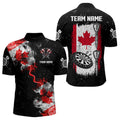 Custom Grunge Canada Flag Smoke Dart, Patriotic Darts