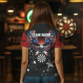 Personalized Fire American Flag Eagle Darts Custom Pride Patriotic Dart