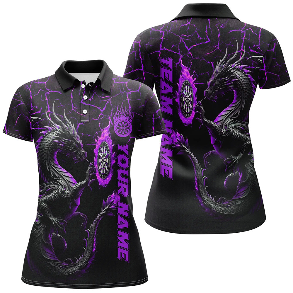 Personalized Purple Big Dragon 3D Printed Darts Custom Team League Darts
