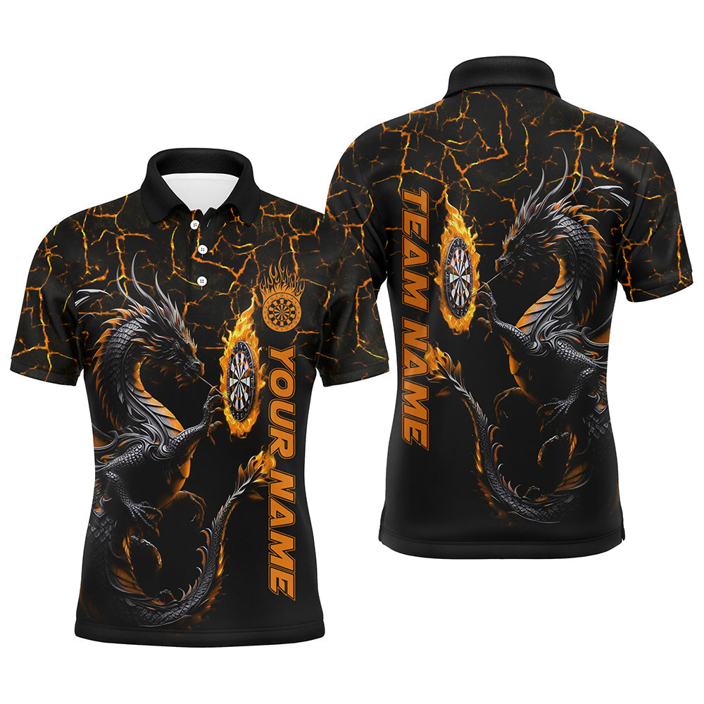 Personalized Orange Big Dragon 3D Printed Darts Custom Team League Darts