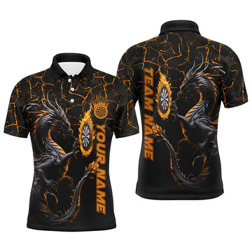 Personalized Orange Big Dragon 3D Printed Darts Custom Team League Darts