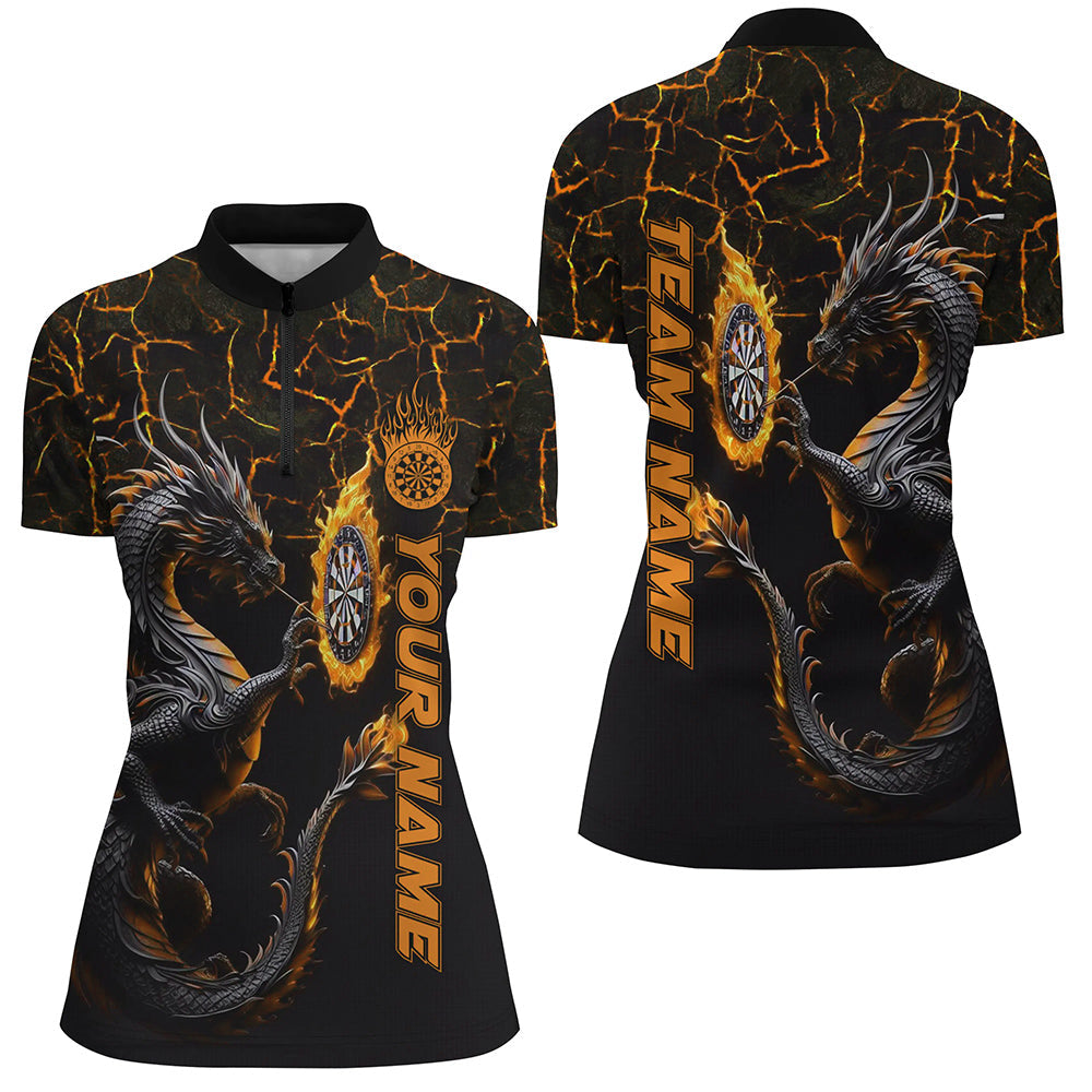 Personalized Orange Big Dragon 3D Printed Darts Custom Team League Darts