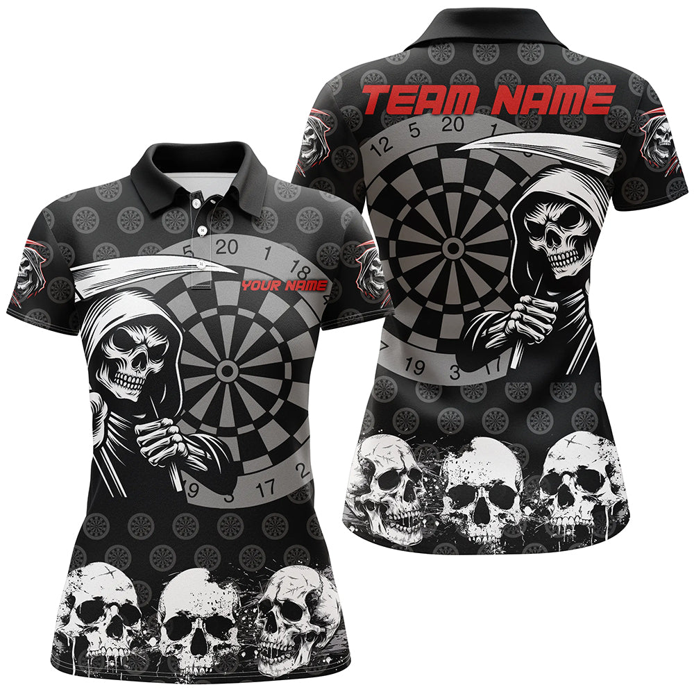 Personalized Death Skull Darts Custom Grunge Skull Darts Team
