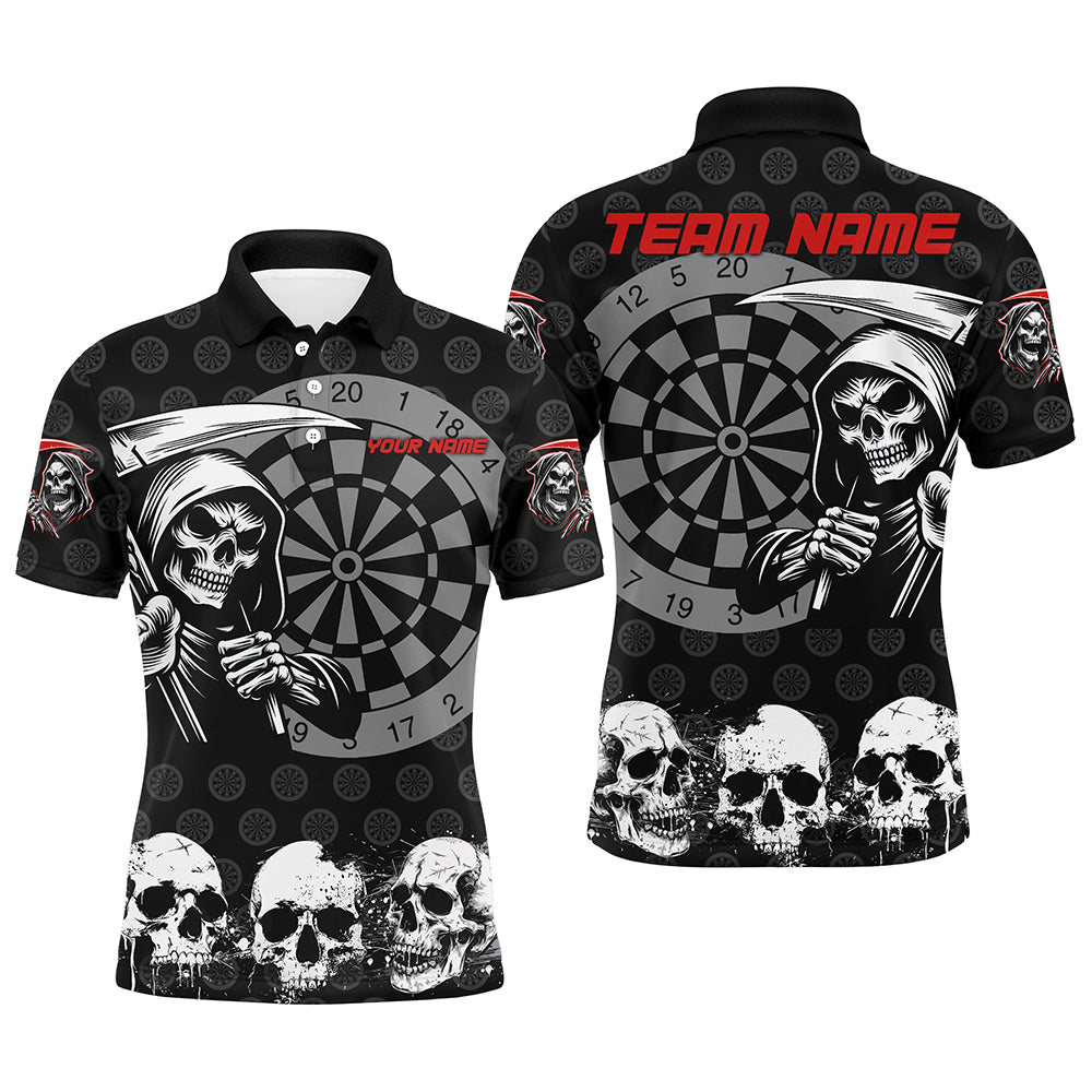 Personalized Death Skull Darts Custom Grunge Skull Darts Team