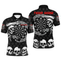 Personalized Death Skull Darts Custom Grunge Skull Darts Team