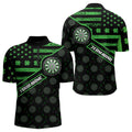 Green Shamrock Retro US Flag Patriotic Darts Custom St Patrick Day Darts
