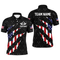 Personalized American Flag Darts Pattern Men and, Black Patriotic Dart