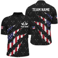 Personalized American Flag Darts Pattern Men and, Black Patriotic Dart