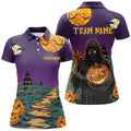 Purple Halloween Spook Night Custom Men Dart, Scary Death Skeleton Halloween Darts Gifts