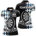 One Dart One Win Custom Argyle Darts, Funny Darts Team Best Dart