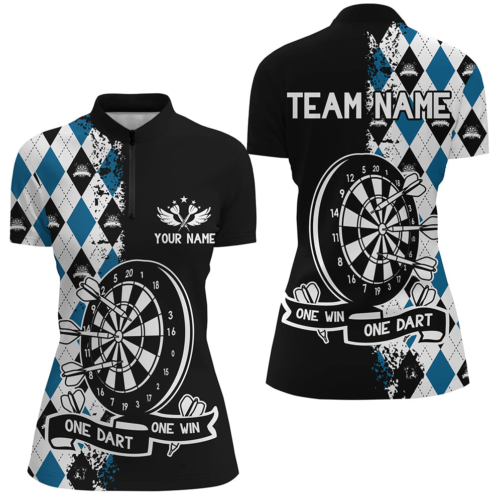 One Dart One Win Custom Argyle Darts, Funny Darts Team Best Dart