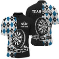 One Dart One Win Custom Argyle Darts, Funny Darts Team Best Dart