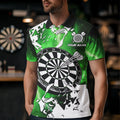 Lightning Grunge Dartboard Custom 3D Printed Darts, Darts Team |Green