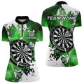 Lightning Grunge Dartboard Custom 3D Printed Darts, Darts Team |Green