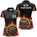 Personalized Orange Darts Flaming Men Darts Custom Team Darts League