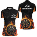 Personalized Orange Darts Flaming Men Darts Custom Team Darts League