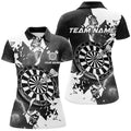 Lightning Grunge Dartboard Custom 3D Printed Darts, Darts Team |Black