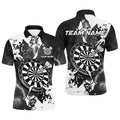 Lightning Grunge Dartboard Custom 3D Printed Darts, Darts Team |Black