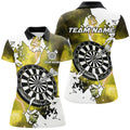 Lightning Grunge Dartboard Custom 3D Printed Darts, Darts Team |Yellow