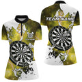 Lightning Grunge Dartboard Custom 3D Printed Darts, Darts Team |Yellow