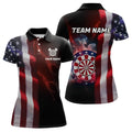 Personalized Lightning American Flag Dartboard Smoke Dart Team Patriotic Dart